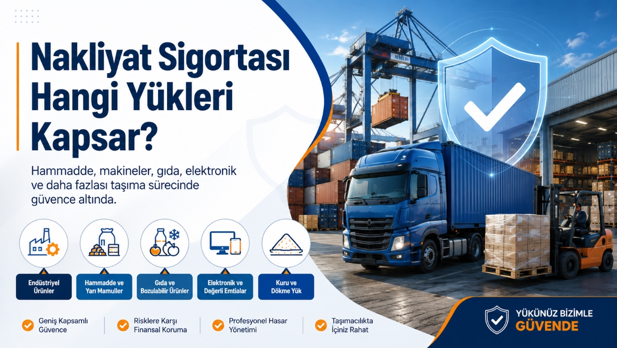 Nakliyat Sigortası Hangi Yükleri Kapsar